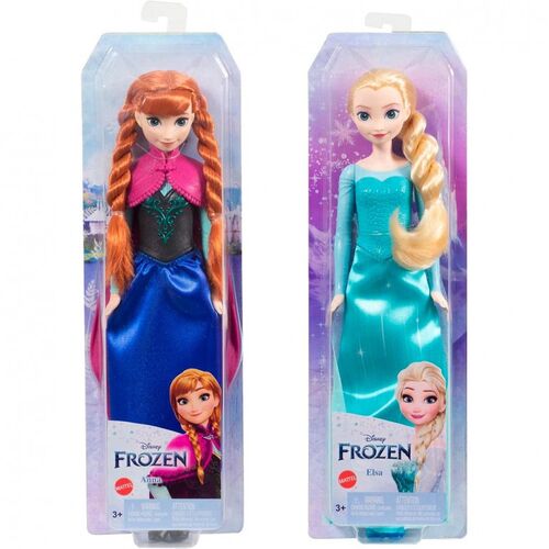 Muñeca Elsa y Anna Frozen Disney 38 cm Modelo Elsa