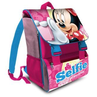 Mochila Minnie Mouse Disney Selfie solapa 41 cm