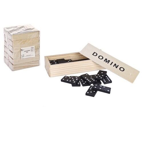 Juego mesa dominó madera