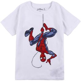 Camiseta manga corta blanca Spidey Marvel