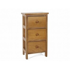 Cajonera 3 cajones decoración mobiliario hogar Nihoa 25 x 18 x 48 cm