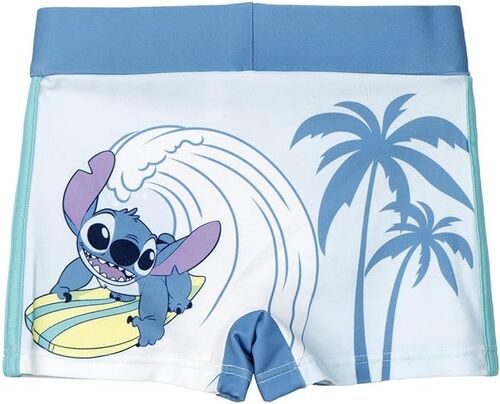 Bañador bóxer azul Stitch Disney 8 años