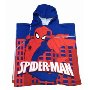 Poncho microfibra piscina playa Spiderman Marvel 110 x 55 cm