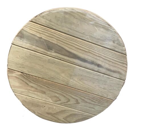 Tablero de madera de pino tratada autoclave fabricación artesanal grosor 80 cm x 2.2 cm