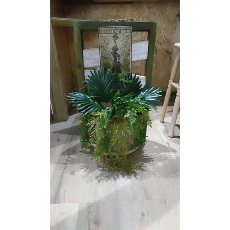 Macetero madera "To lose my mind" 82 x 49 x 23 cm