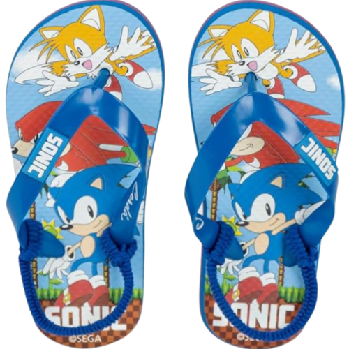 Chanclas infantiles premium Sonic