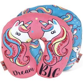 Cojín cuello Unicornios 33 x 33 cm