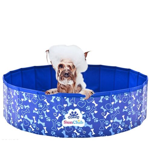 Piscina plegable mascotas 80x20 cm