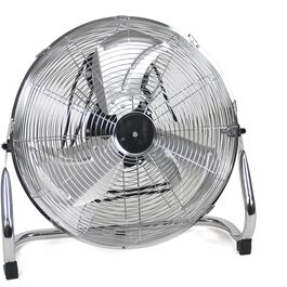 Ventilador suelo cromado 40 cm 75 W