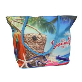 Bolsa playa Hello Summer 51 x 25 x 19 cm