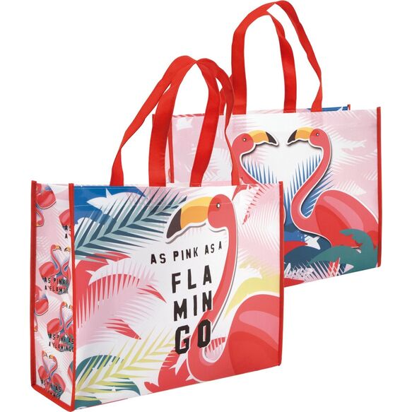 Bolsa shopping Flamingo 31x35cm