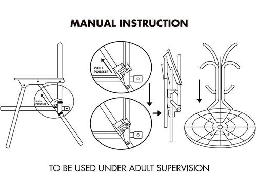 Set mesa con sombrilla y sillas Spiderman Los Vengadores Marvel