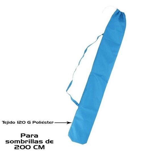 Funda azul poliéster sombrilla 110 cm
