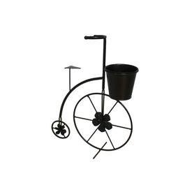 Macetero bici cesto negro 40 x 30 x 11.5 cm