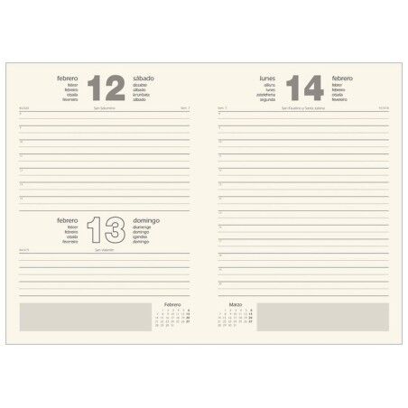 Dohe agenda Lisboa 14x20 día - página color