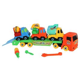 Camión con ocho piezas 43 x 11 x 15 cm