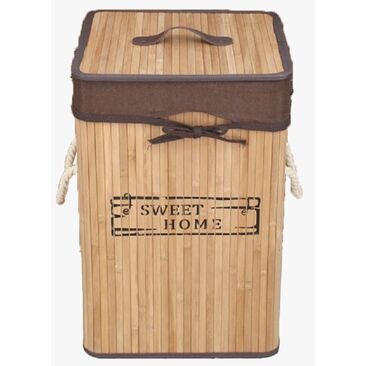 Set tres pongotodo bambú rectangular con asas