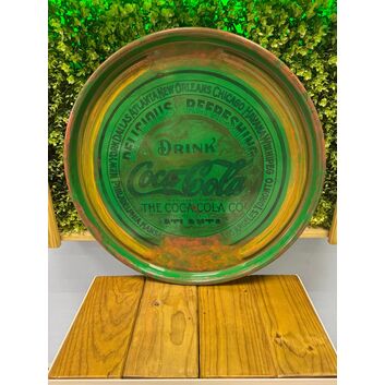 Tapa barril decorativa drink “Coca Cola”  diametro 60cm ancho 1cm