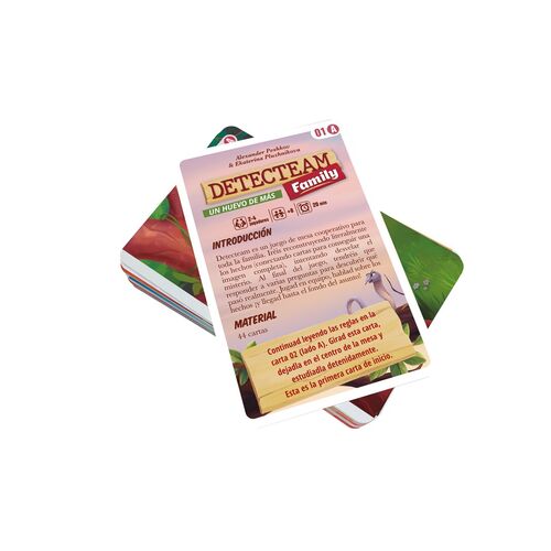 Juego de mesa "Detecteam Family 1: Un Huevo de Más"