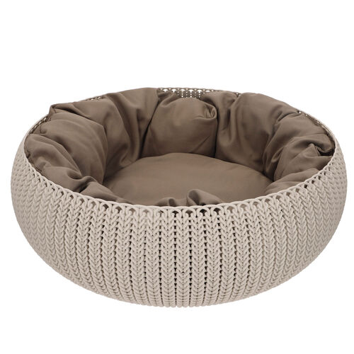 Cama Knit con cojin para mascotas 54 x 19 cm