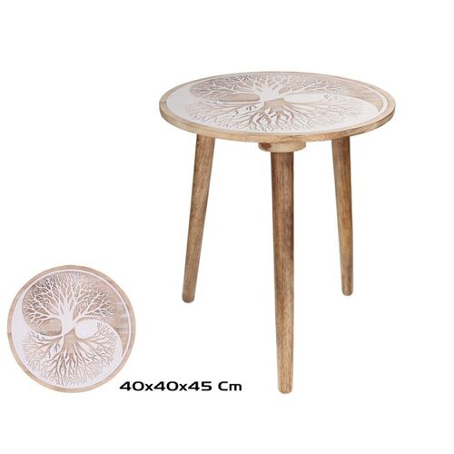 Mesa Redonda Yin Yang 40 x 40 x 45 cm