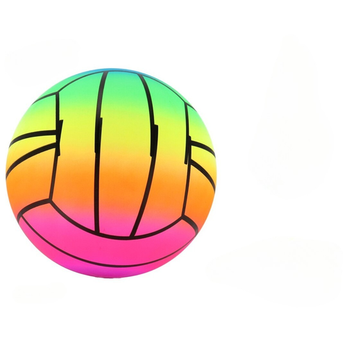 Pelota de plástico Volley Rainbow 22 cm