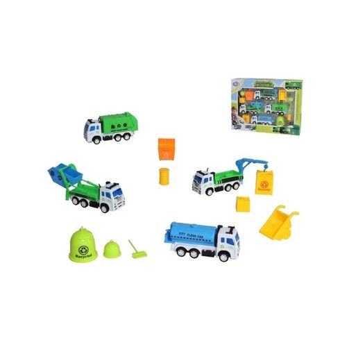 Set Vehículos de Limpieza 11 piezas 6 x 38,5 x 20 cm