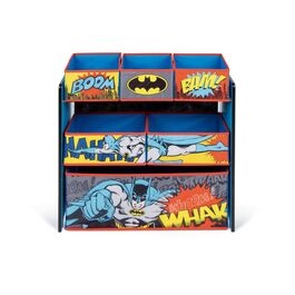 Organizador de Madera 62x30x60 cm con 6 cestos Textiles de Almacenamiento Batman