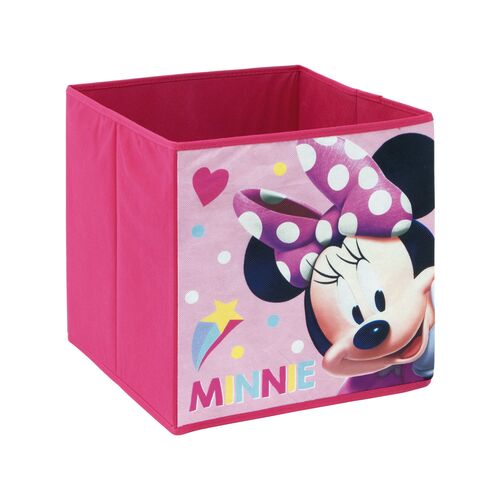 Cubo contenedor 31 x 31 x 31 cm Minnie Mouse