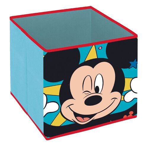 Cubo contenedor 31 x 31 x 31 cm Mickey Mouse