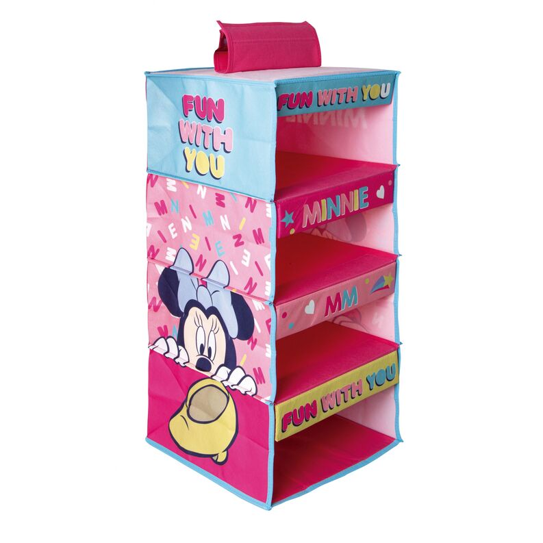 Organizador Armario 4 huecos  29 x 28 x 65 cm Minnie Mouse