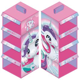 Organizador Armario 4 huecos 29 x 28 x 65 cm Unicornio