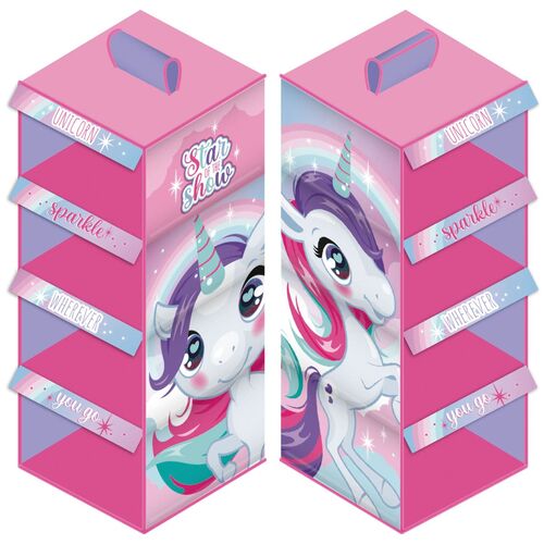 Organizador Armario 4 huecos 29 x 28 x 65 cm Unicornio
