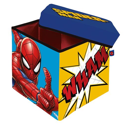 Taburete contenedor 30 x 30 x 30 cm Spider-Man
