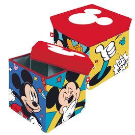 Taburete contenedor 30 x 30 x 30 cm Mickey Mouse