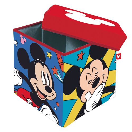 Taburete contenedor 30 x 30 x 30 cm Mickey Mouse