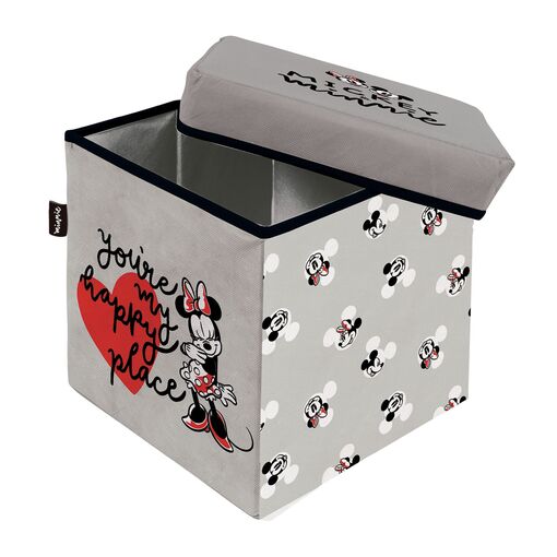 Taburete contenedor 30 x 30 x 30 cm Minnie Mouse