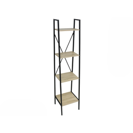 Estantería Yuka 4 alturas 148 x 34 x 32 cm