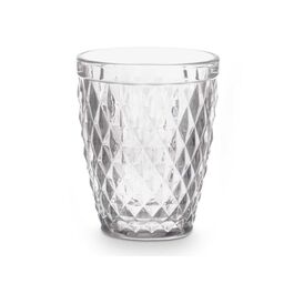 Set de 6 Vasos diamante transparente 250 ml
