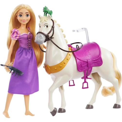 Figura Disney Rapunzel y Maximus