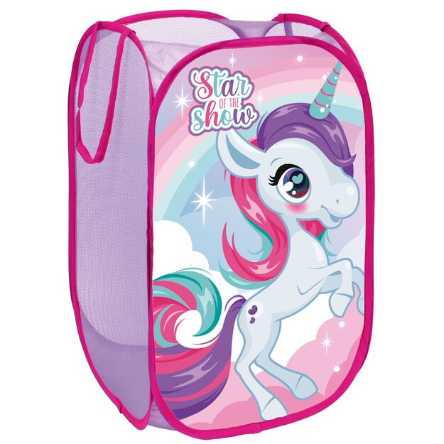 Contenedor rectangular 36 x 36 x 58 cm Unicornio