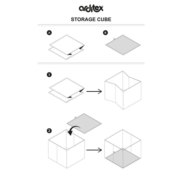 Cubo contenedor 31 x 31 x 31 cm Barbie
