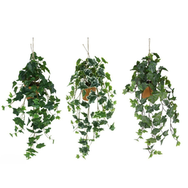 Maceta colgante hiedra artificial 92 cm