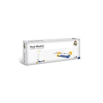 Patinete de aluminio 2 ruedas Real Madrid 80 x 55,5 x 9,5 cm