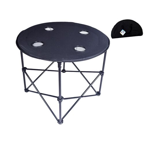 Gerimport Mesa Redonda Plegable 70 CM Pirineos