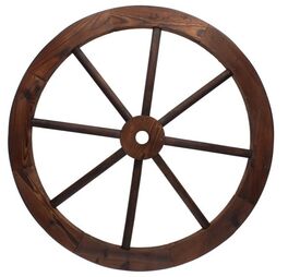 Gerimport Rueda de Carro de madera 60cm de diámetro
