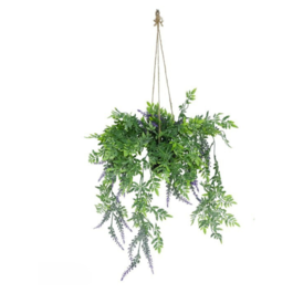 Gerimport Maceta de colgar Lavanda 57cm