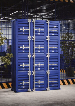 Armario industrial 135x35x190cm