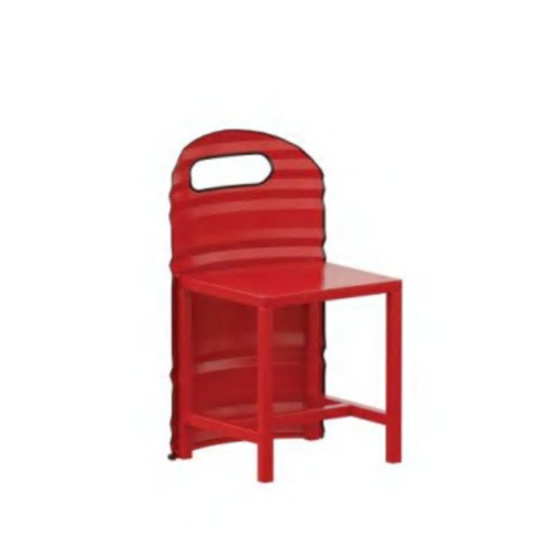 Silla Barril Industrial Blanca 40x40x75cm