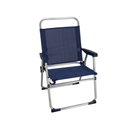 Gerimport – Silla Plegable Azul 90x56x51 cm